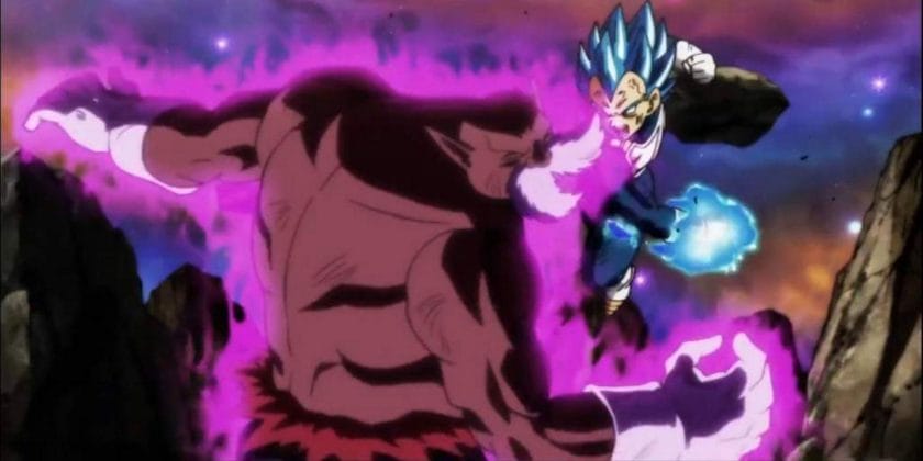 Dragon Ball Super Saiyan Blue Vegeta Beats God Of Destruction Toppo