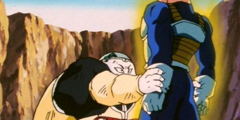 Vegeta rips off Android 19's hands in Dragon Ball Z