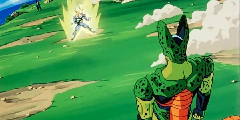  Vegeta Challenges Semi Perfect Cell