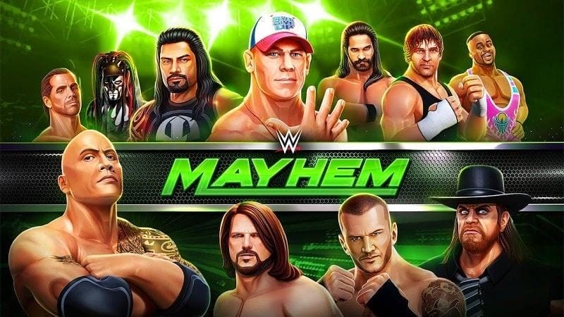 WWE Mayhem MOD APK (Menu, Unlimited money/Damage, Defense multiplier) 1.64.137