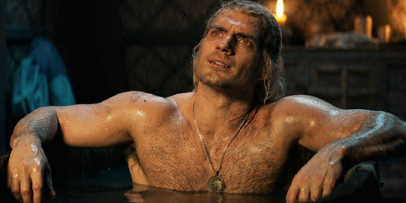 The Witcher-Geralt Alone In Tub