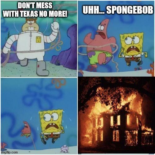 Sandy SpongeBob and Patrick Meme SpongeBob