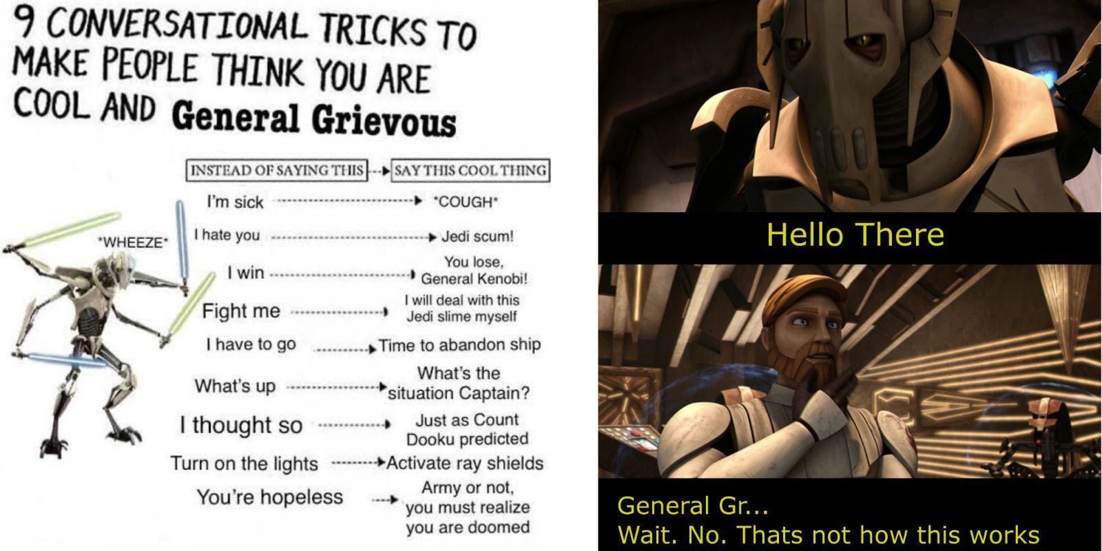Star Wars Grievous Meme Feature Image