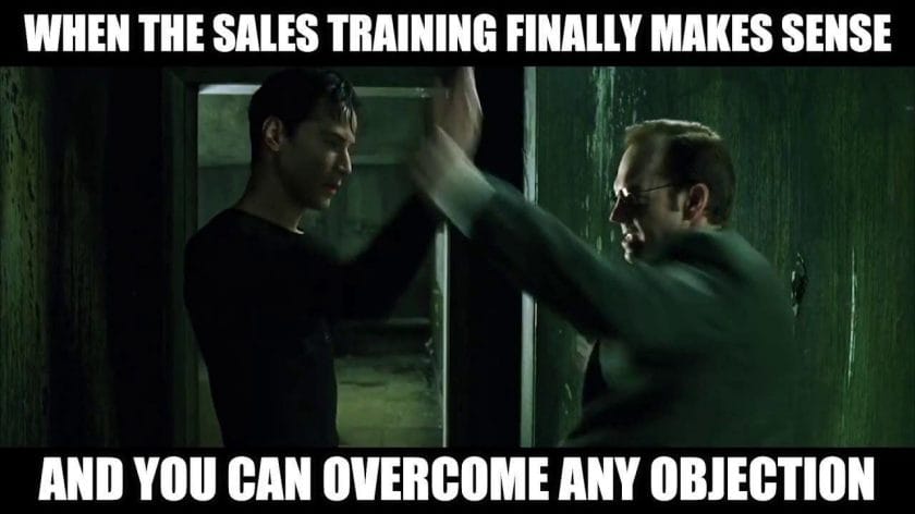 Matrix sales training