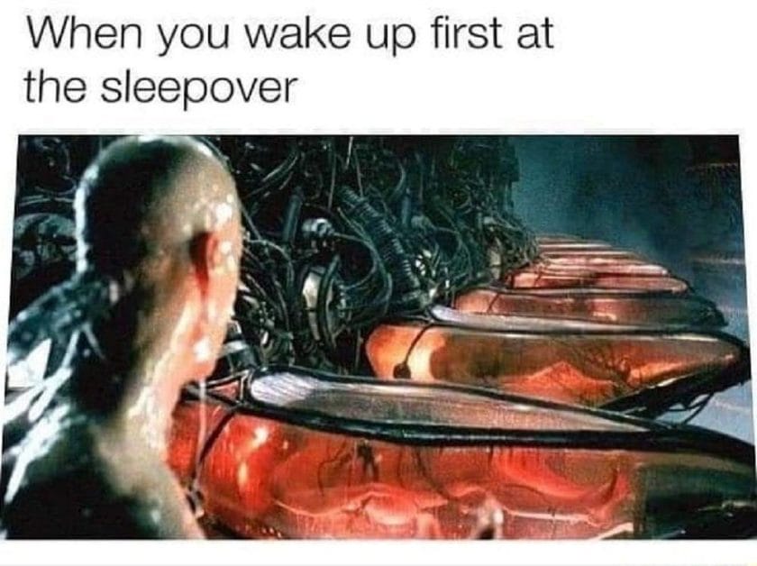 matrix oversleep meme