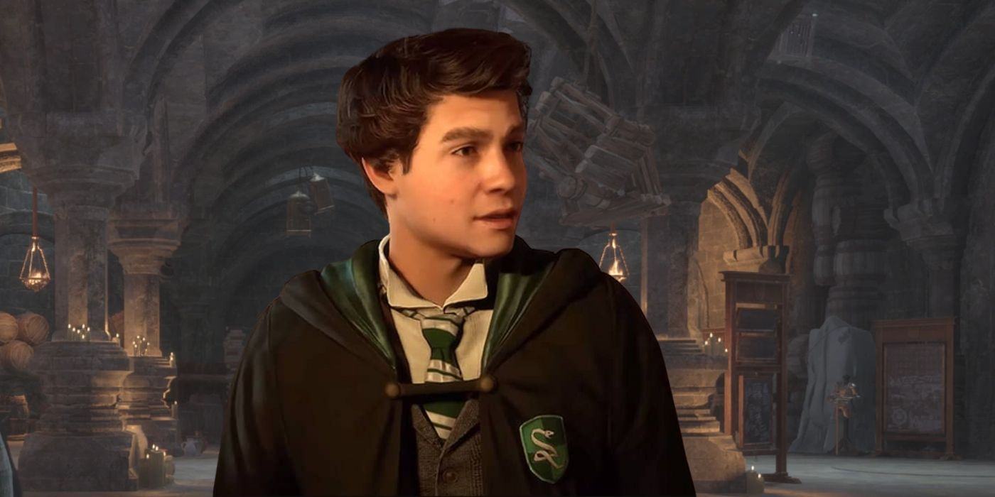 Sebastian in the Undercroft in Hogwarts Legacy