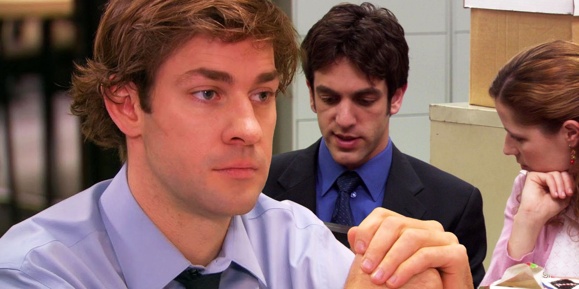 Jim, Ryan, and Pam in the iPod episode