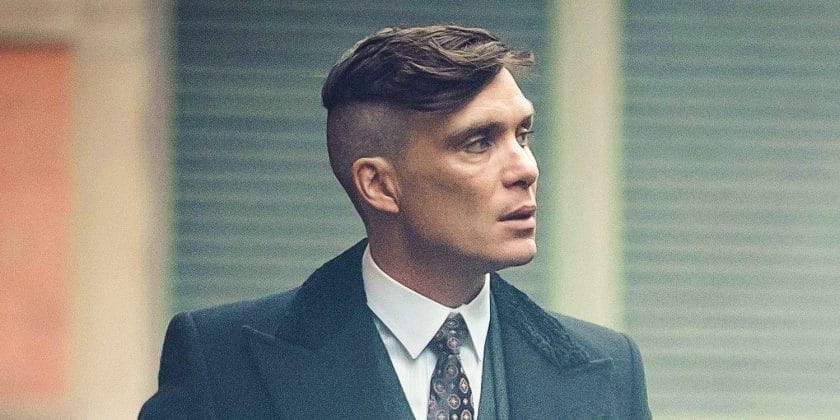 Tommy Shelby turns left on the street in Peaky Blinders