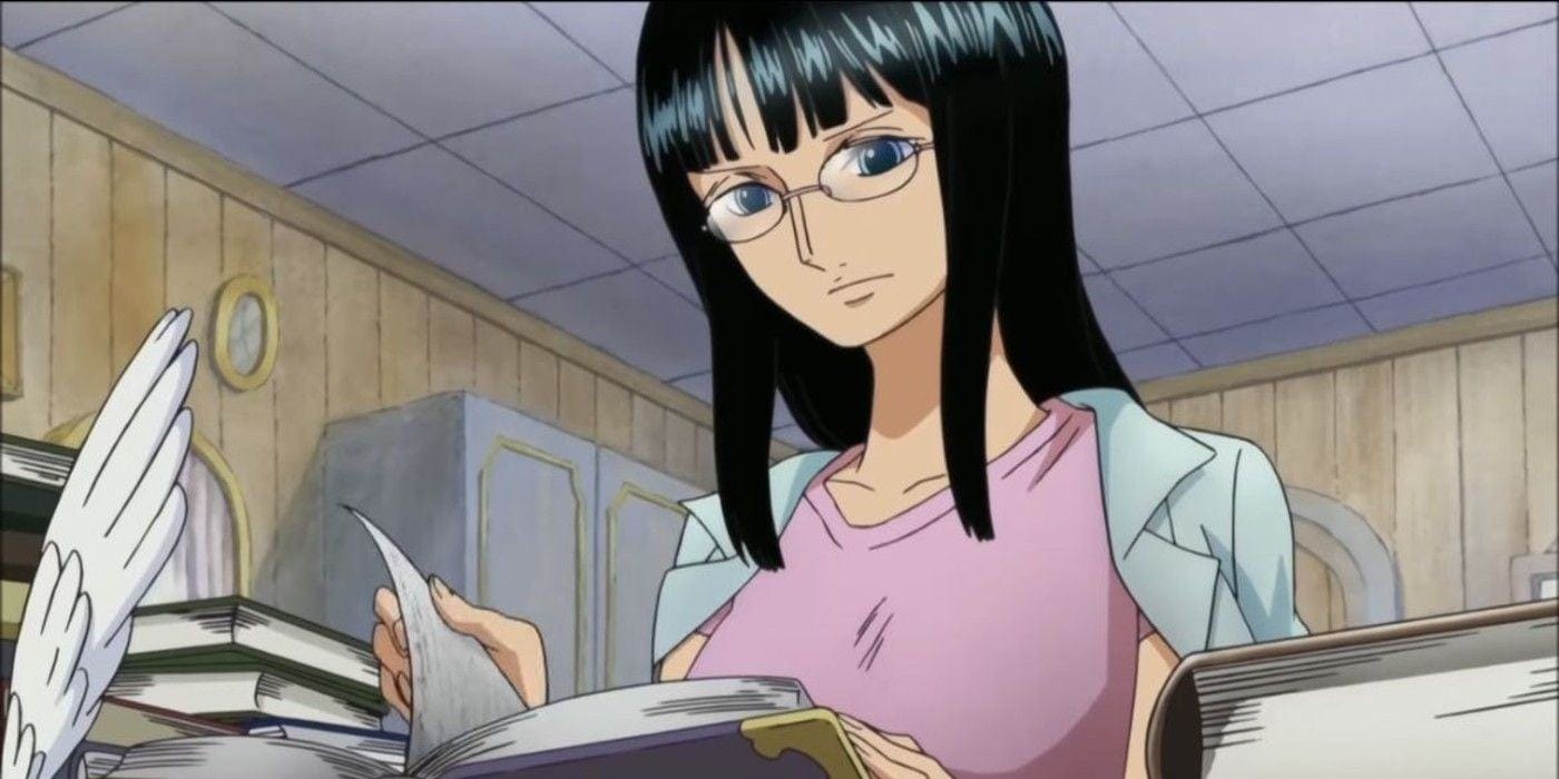 One Piece's Robin Reading