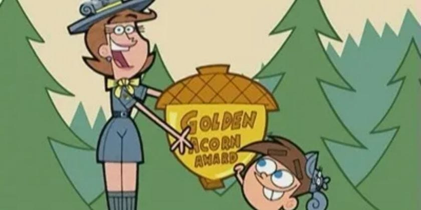 Nutty Trophy from Fairly Oddparents.