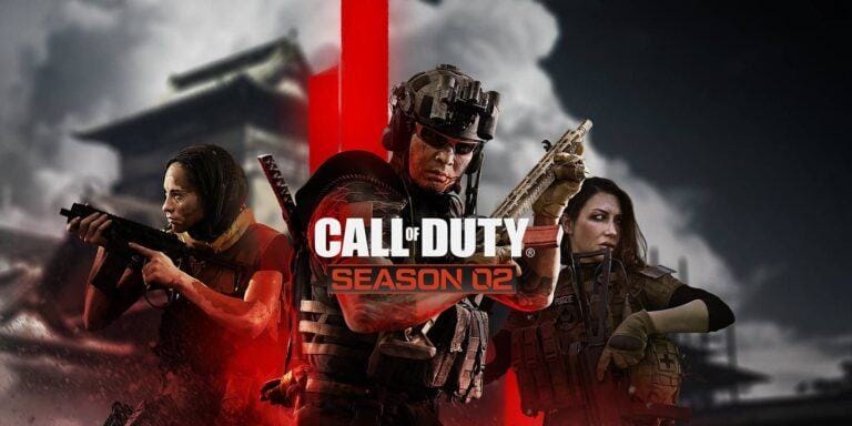 Call of Duty Warzone 2.0 Season 2 Promotional Image with New Operator Ronin and New Map in Background