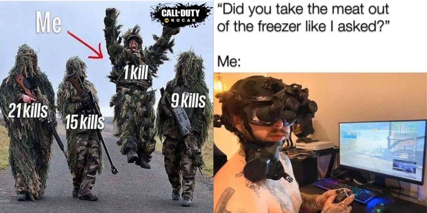 Two Call of Duty memes