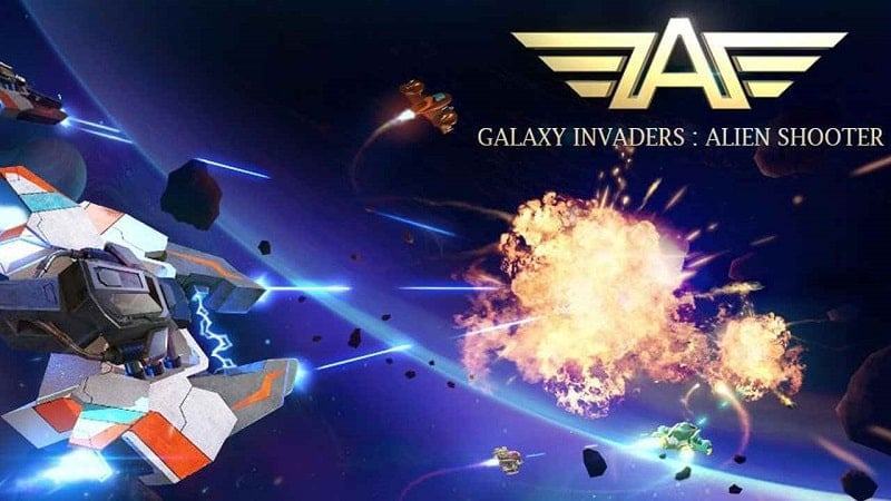 Galaxy Invaders: Alien Shooter MOD APK (Unlimited money, cards) 2.9.35
