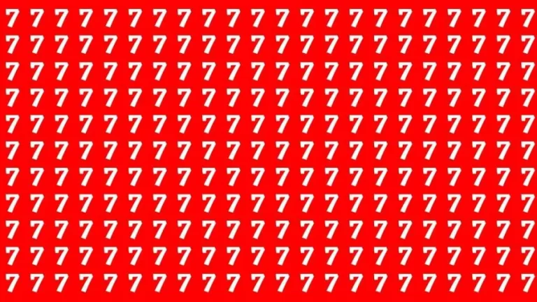 Optical Illusion Brain Test: If You Have Sharp Eyes Find 8 among the 7s within 20 Seconds?