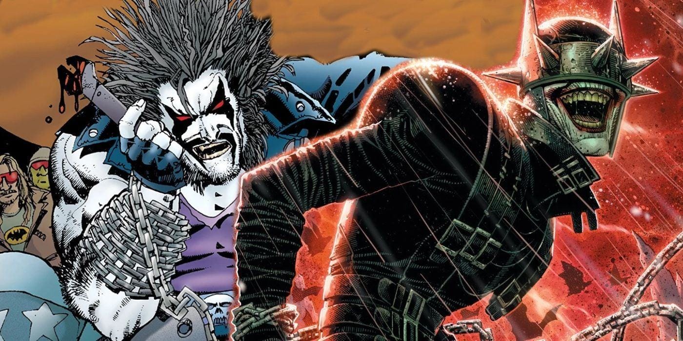 Lobo and the batman who laughs mash up