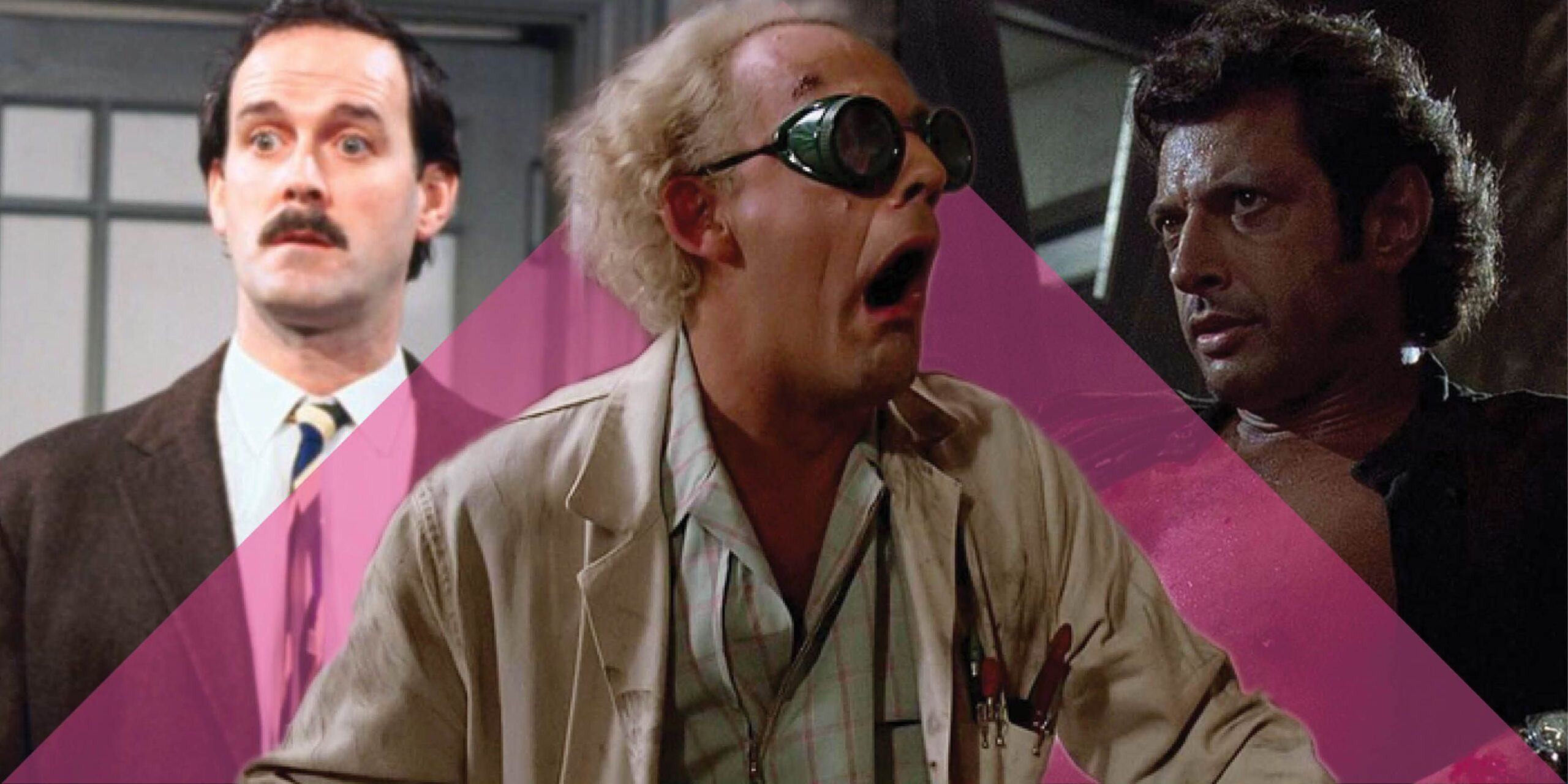 Back to the Future's Doc Brown, John Cleese and Jeff Goldblum