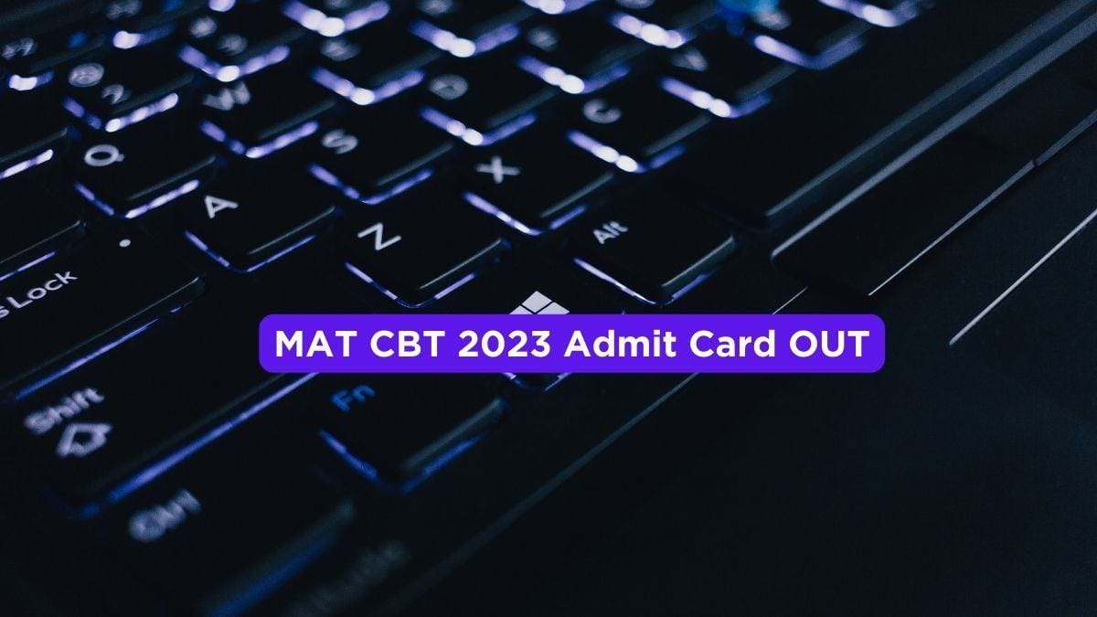 MAT CBT 2023 Admit Card Released