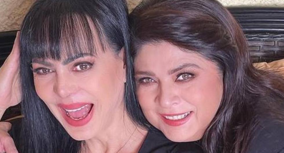 The meeting between Maribel Guardia and Victoria Ruffo after the death of Julián Figueroa