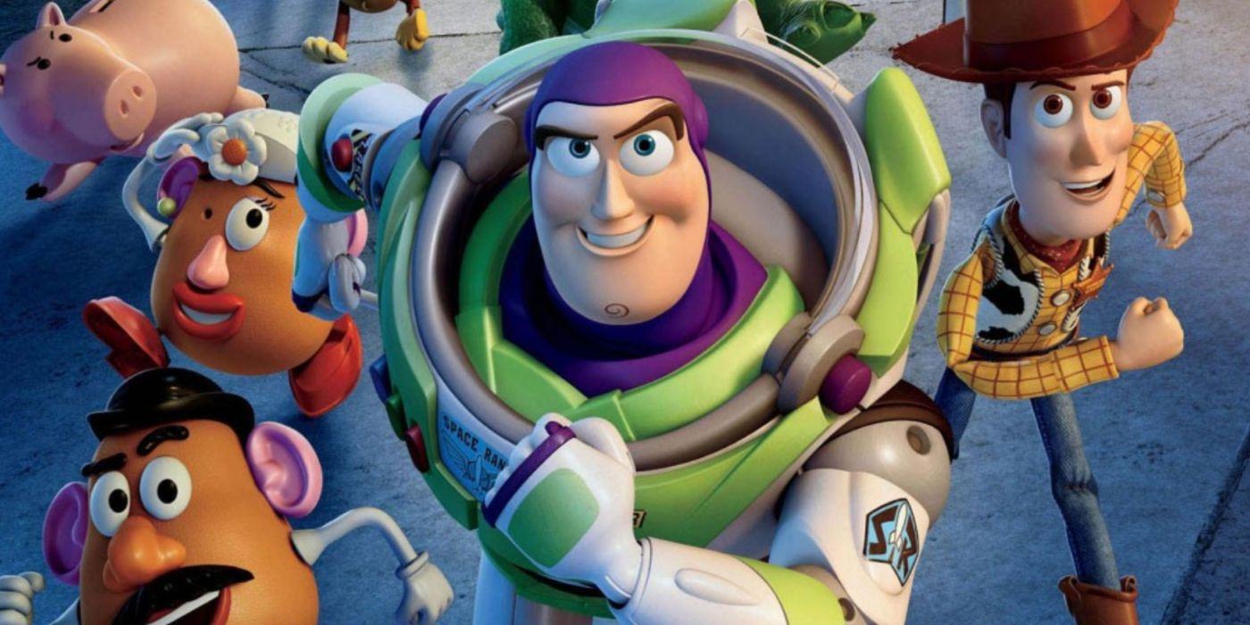 Buzz, Woody, and the toys in Toy Story 3