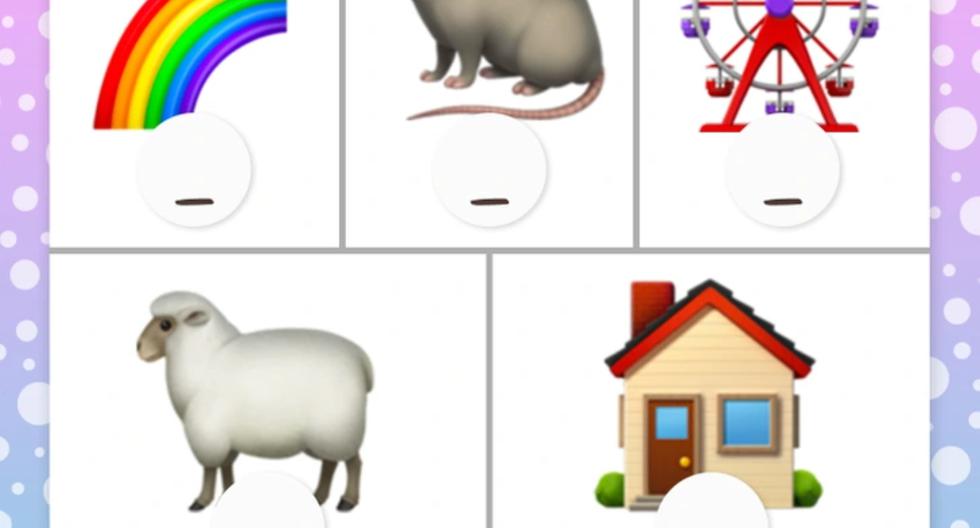 Visual test: you have to look at the emoji and find the hidden word in 10 seconds
