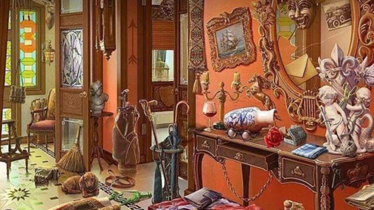 You have the eyes of a hawk if you can spot the cheeky cat hiding in plain sight in this cluttered home