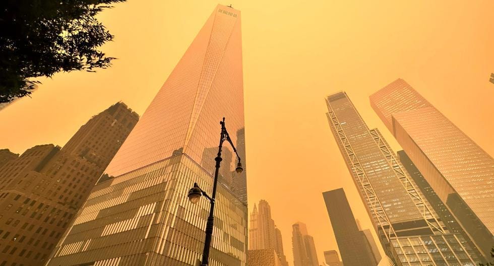 A cloud of smoke covers New York: this is what the city looks like after the wildfires [VIDEO]