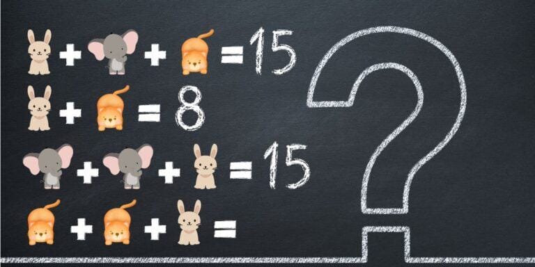 Brain teaser: Can you outsmart your IQ and solve the last equation in 15 max?