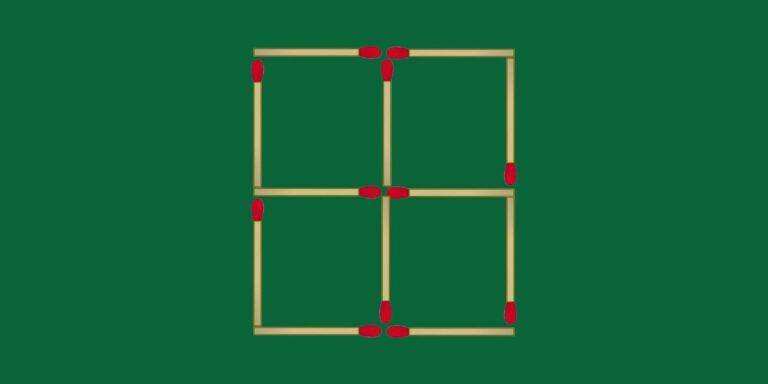 Brain teaser: Test your genius IQ with this 3-square match challenge! You have 15 seconds!