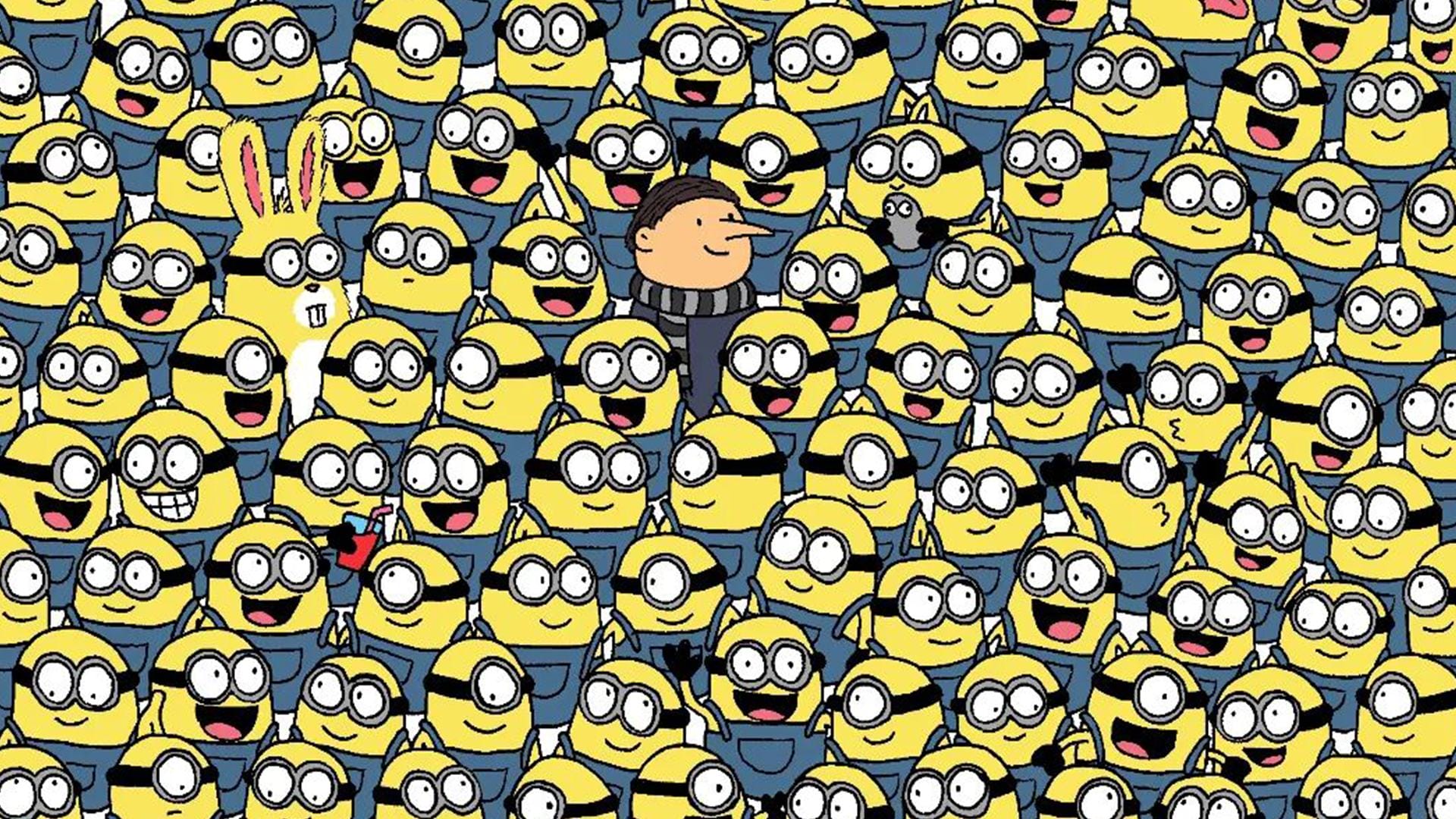 Can you find three pieces of fruit among the Minions? It might send you bananas