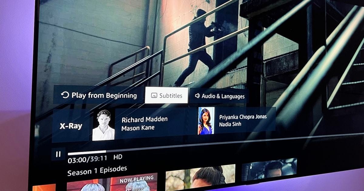 How to turn off subtitles on Amazon Prime Video