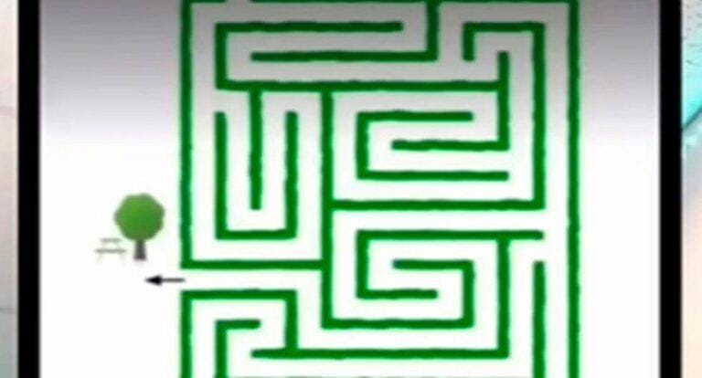 If you solve the maze, you will prove that you have extraordinary intelligence