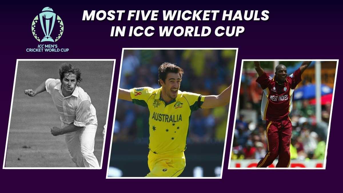 Most Five Wicket Hauls in ICC ODI World Cup