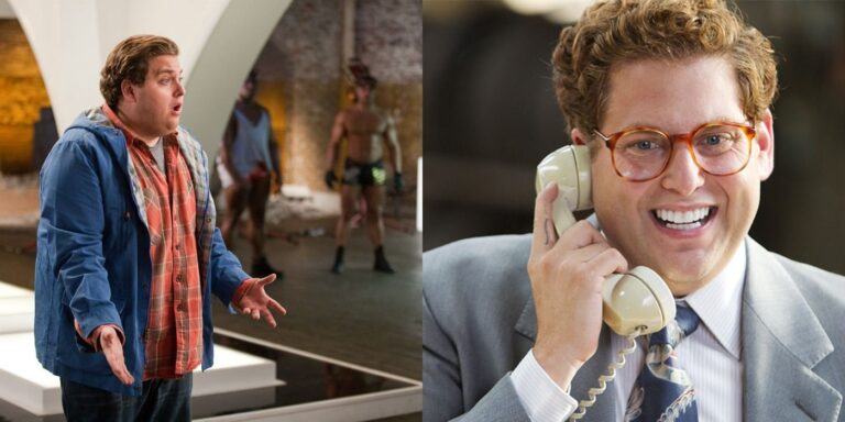 Jonah Hill in The Sitter and Wolf Of Wall Street