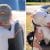 The happy dog ​​kept hugging and kissing its new owner after being adopted