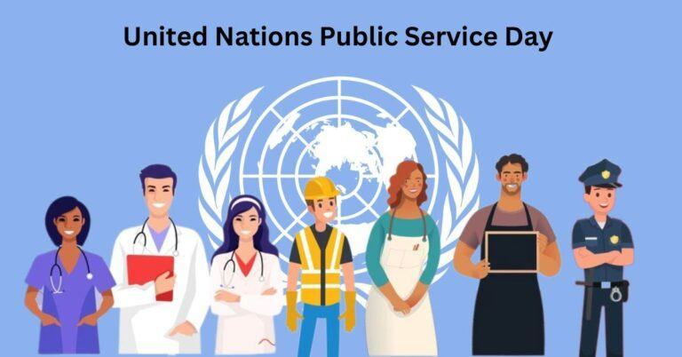 United Nations Public Service Day 2023