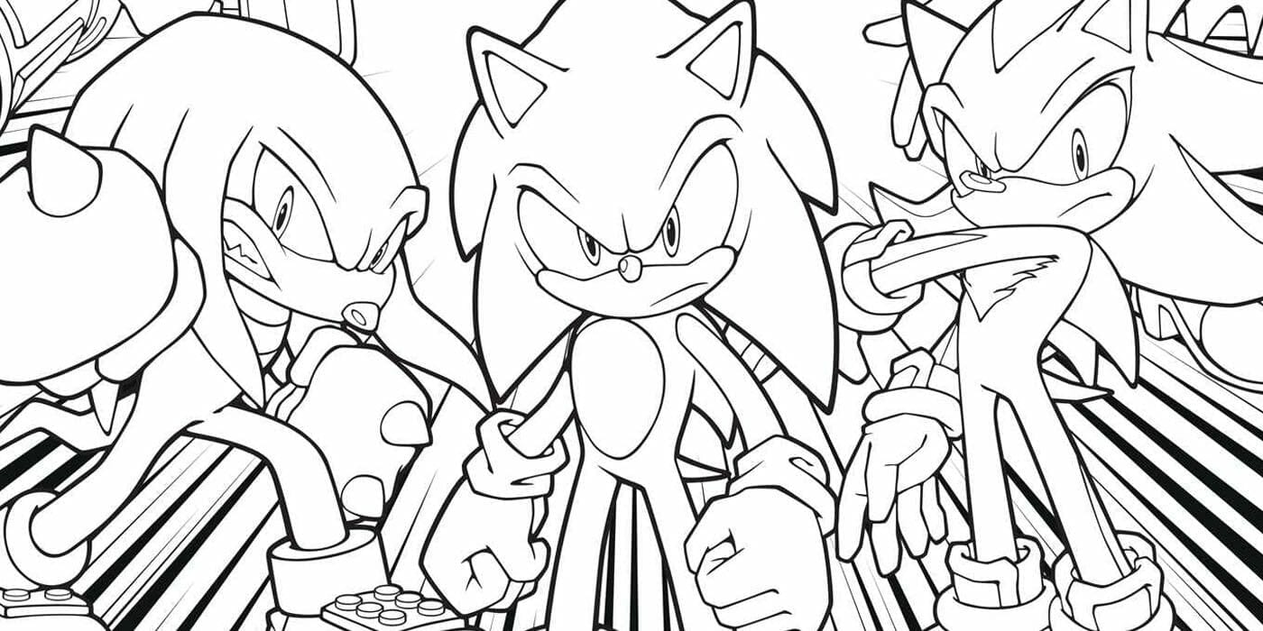 Sonic Adult Coloring Book