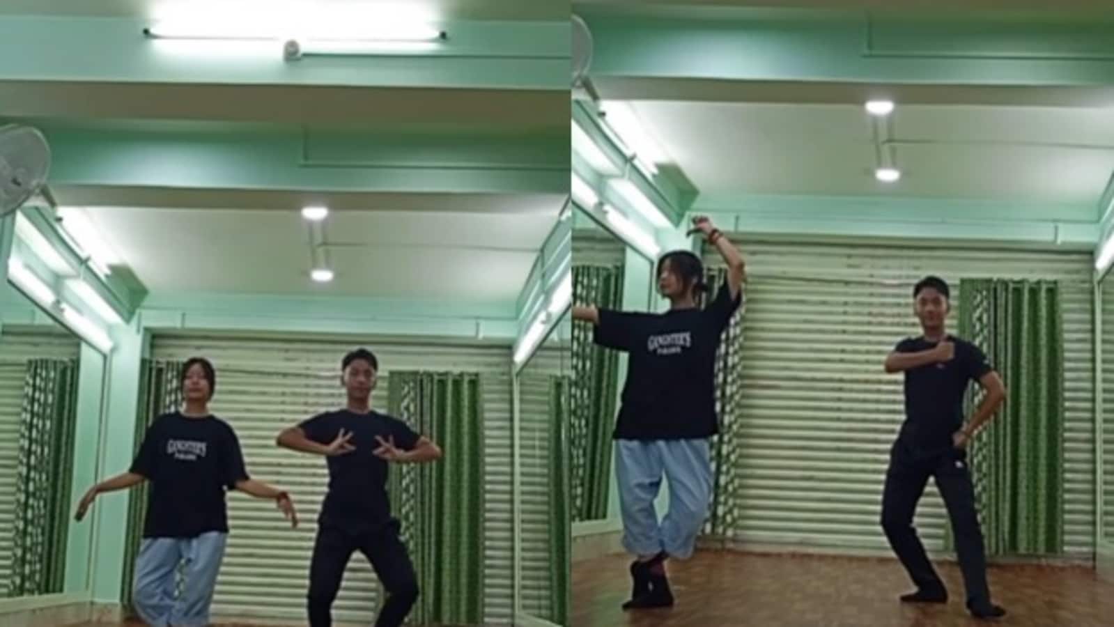 Duo's incredible dance to Mere Dholna will wow you. Watch