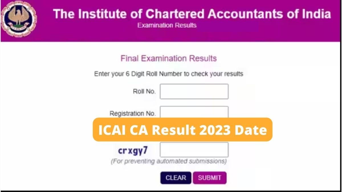 ICAI CA Result 2023 Date