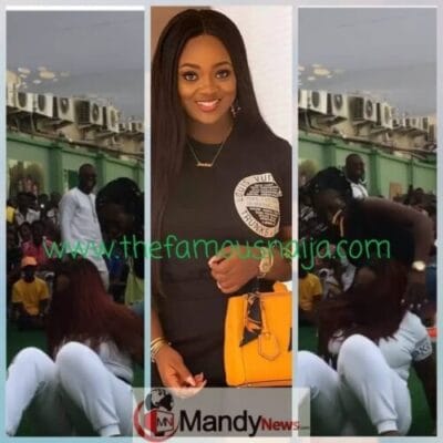 See The Moment Star Actress, Jackie Appiah Fell Down During A Dance Competition
