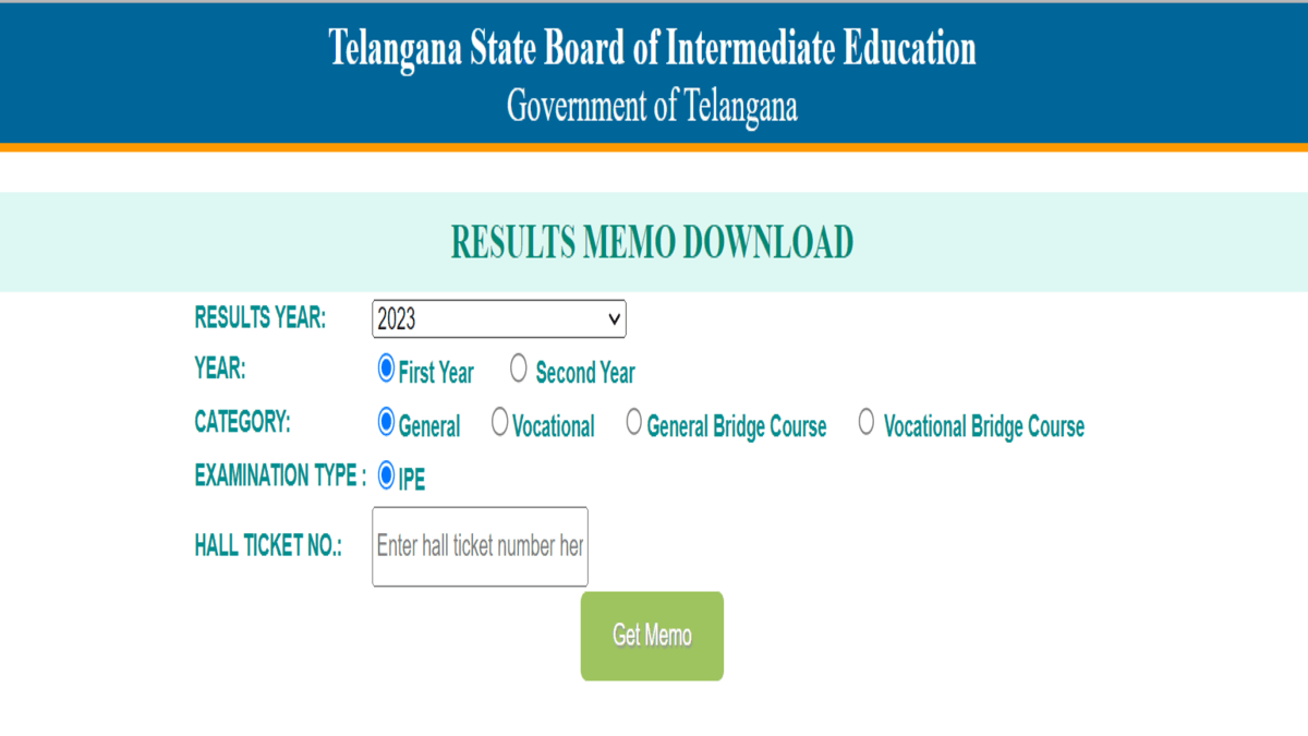 TS Inter Supplementary Results 2023 by this week