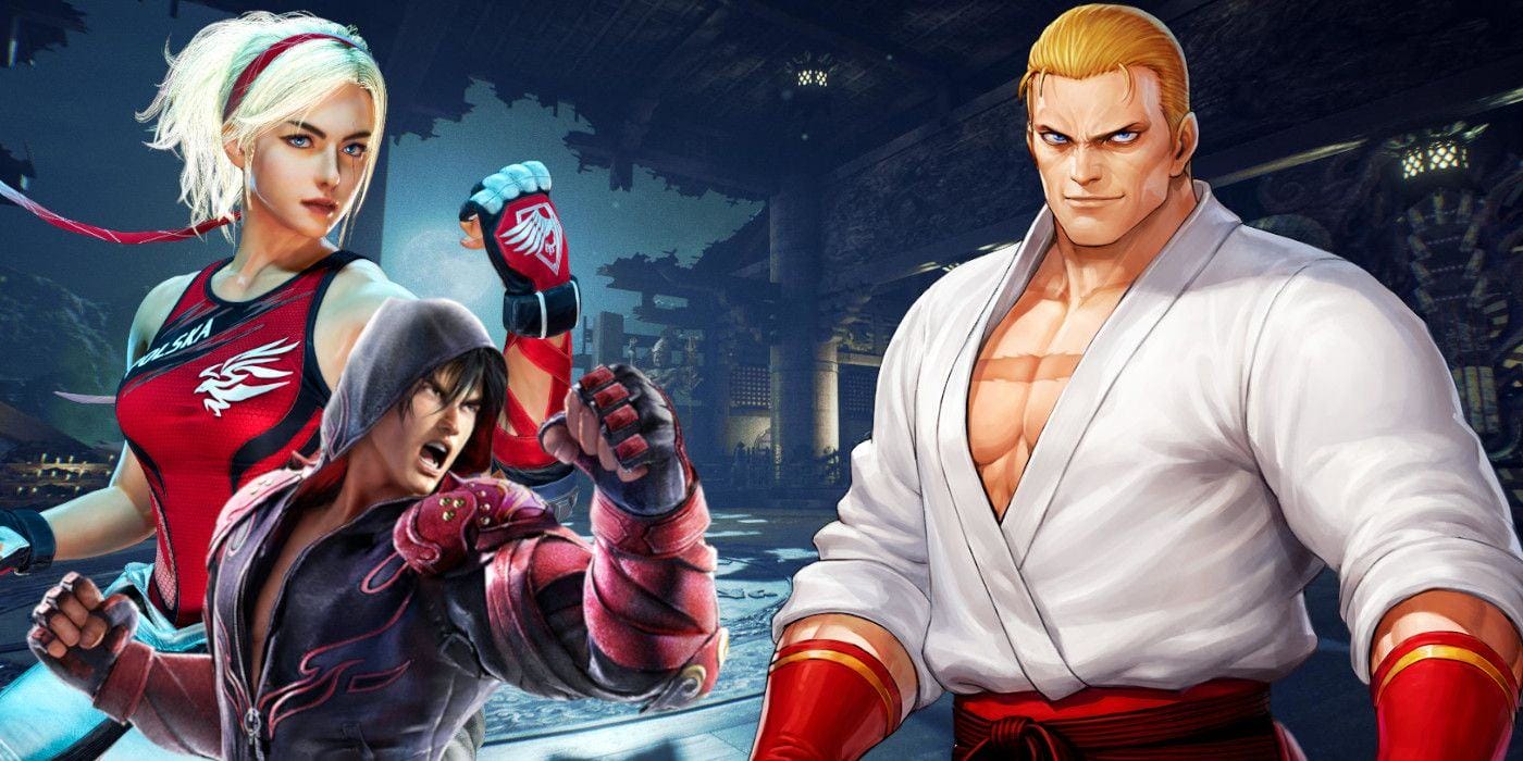 Geese from Kof vs Lidia and Jin from Tekken 7