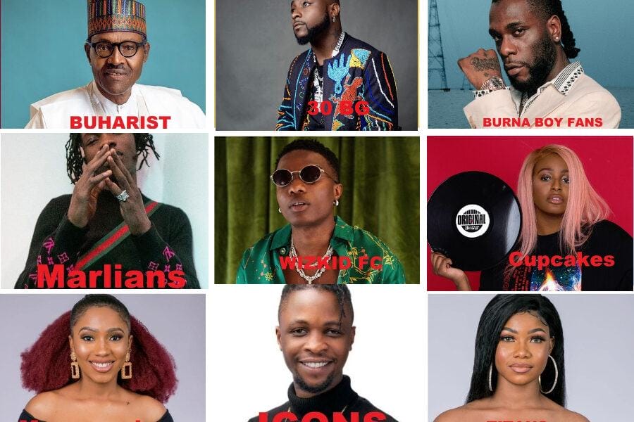 The Top 10 Biggest and Most Dedicated Fanbases In Nigeria 2022