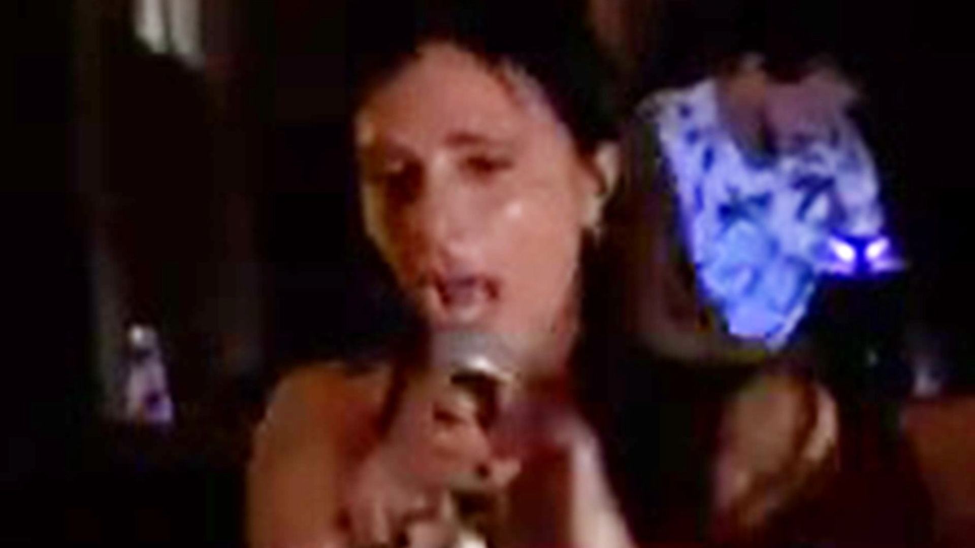 Victoria Beckham sings Spice Girls hit to husband David during wild Miami party