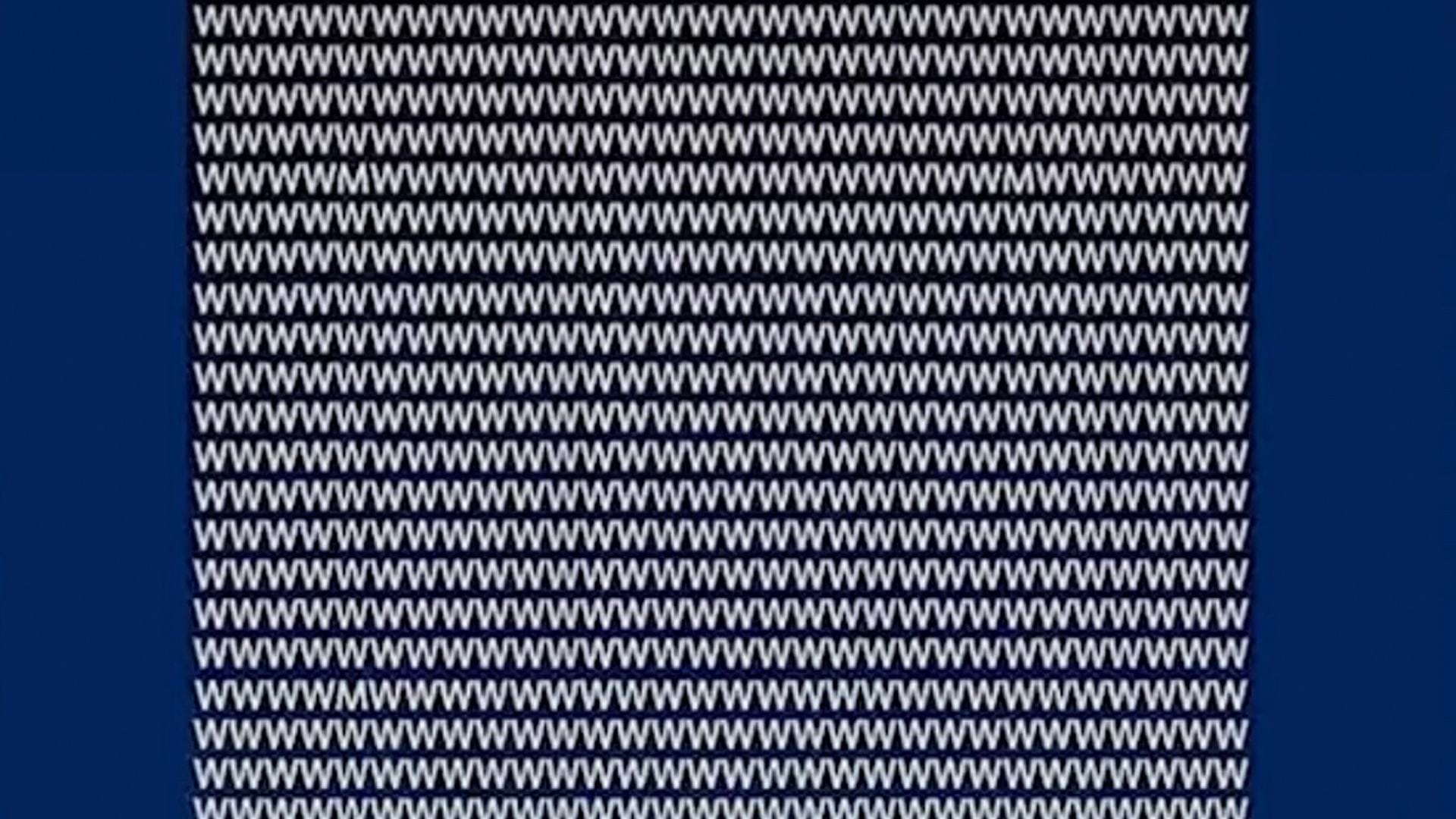 You could be a record holder if you can spot the hidden letter in this optical illusion – only 1% of people can