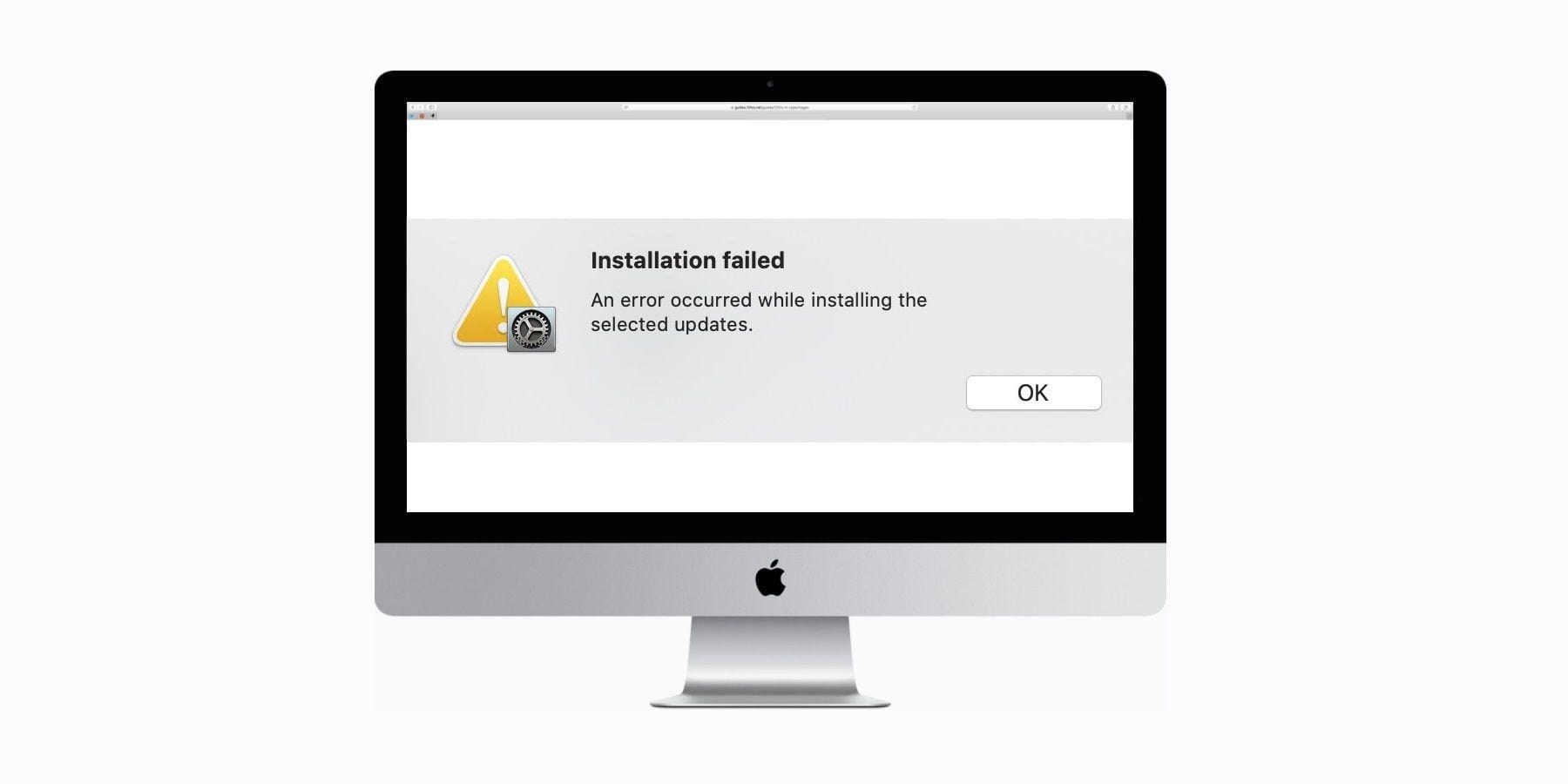 macOS installation error