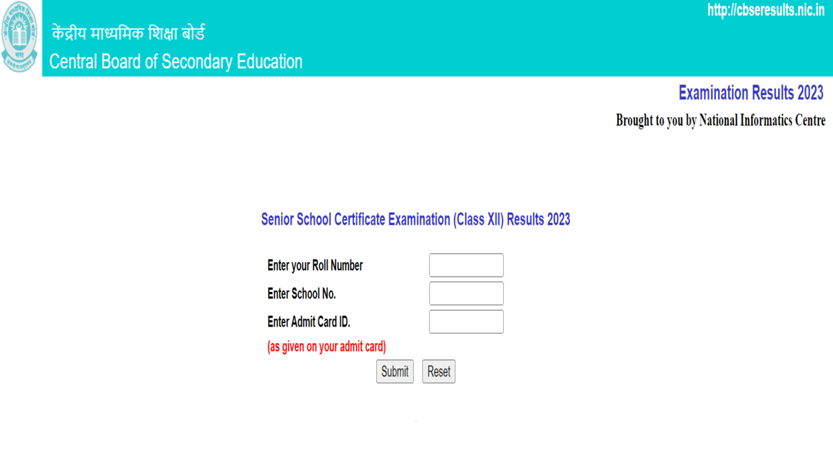 CBSE Result 2023 for class 10, 12