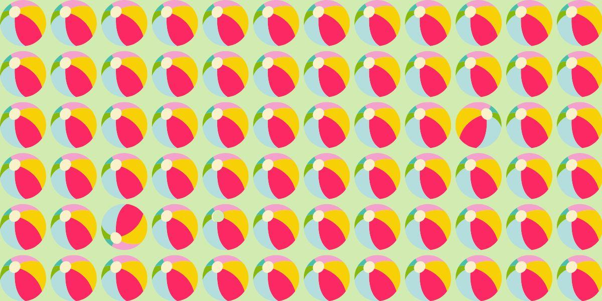 Can you spot the 3 odd beach balls in less than 20 seconds? Take our thrilling visual brain teaser challenge now!