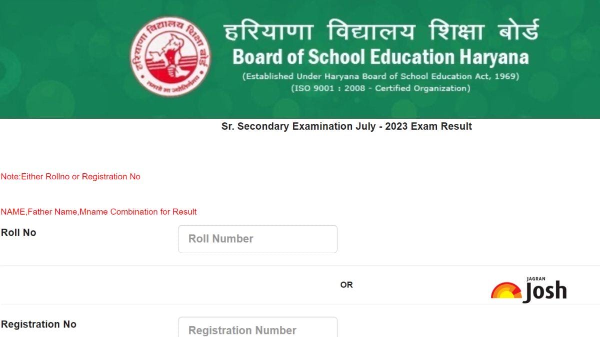 HBSE 12th Result 2023 Bhiwani Board