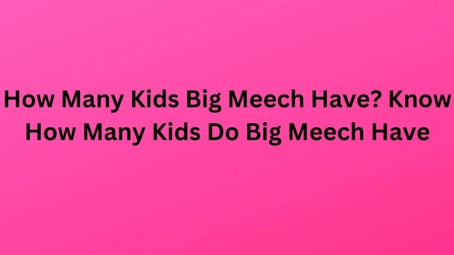 How Many Kids Big Meech Have? Know How Many Kids Do Big Meech Have