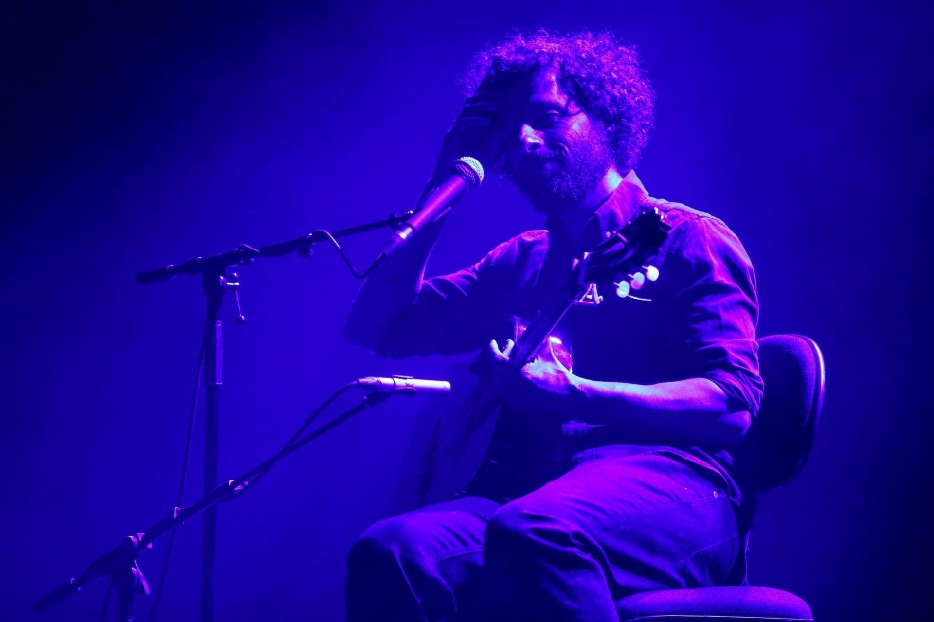 Jose Gonzalez at the Sydney Opera House  in Sydney, Australia on May 26, 2023 (Image via Getty Images)